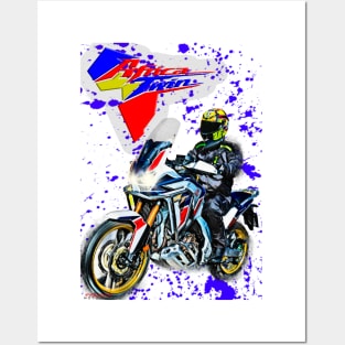 Africa twin Big Trail Posters and Art